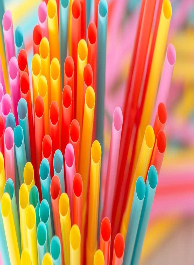 Firstly Traders Set of 18 Flexible Crystal Slime Magic Mud Soft Transparent Jelly with Straws, Clay Modelling Tools Non Toxic - Multi Color - Image 4